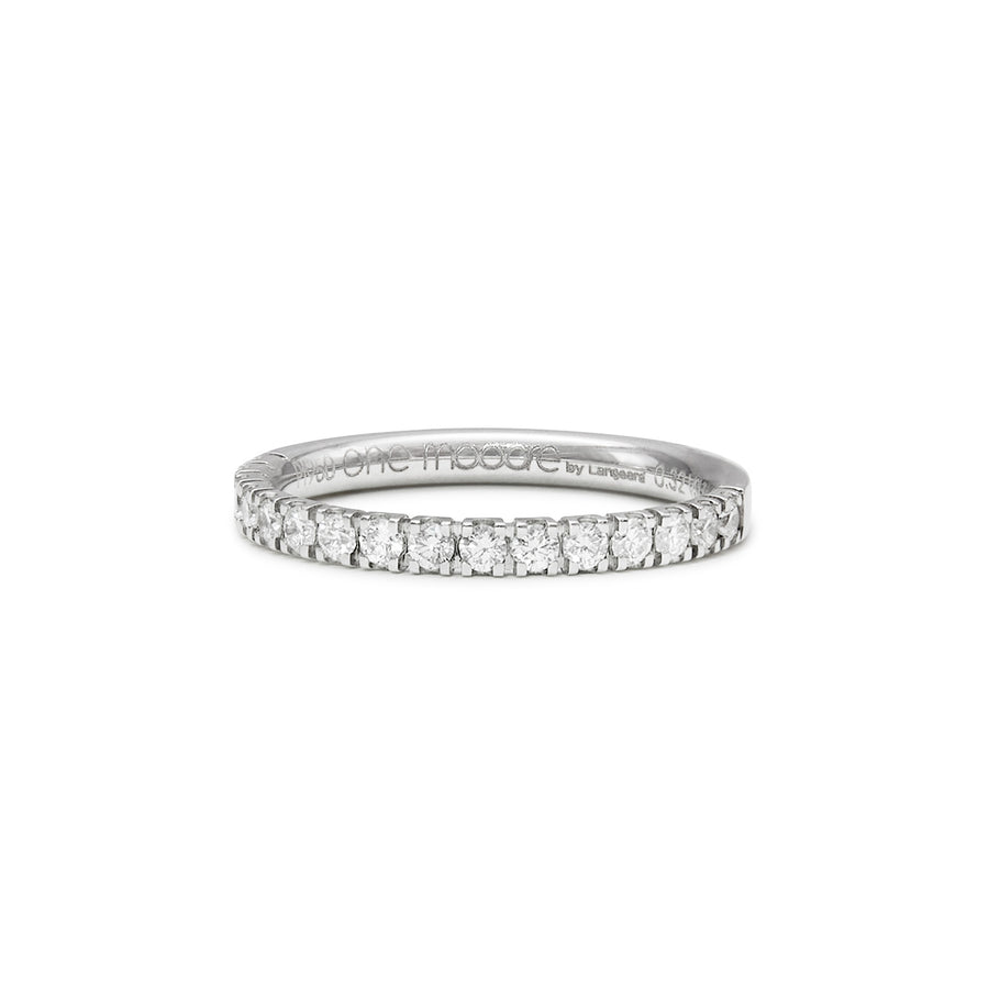 One Mooore ring i platina med brillianter