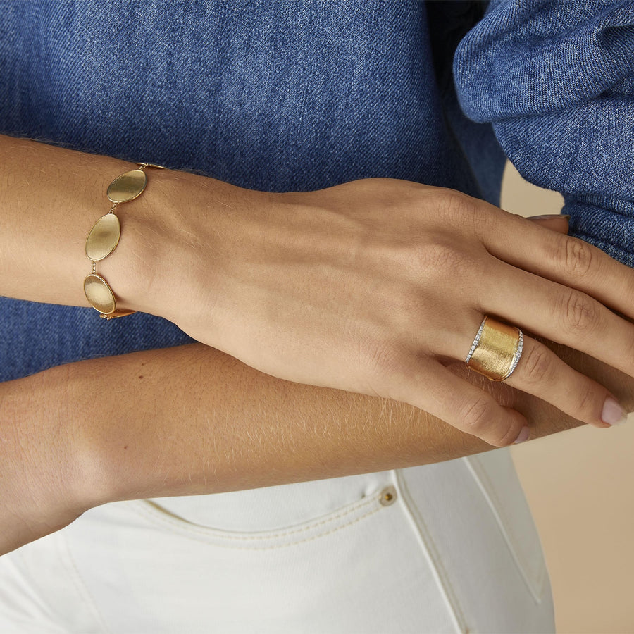 Lunaria Yellow Gold Bracelet in 18ct Yellow Gold
