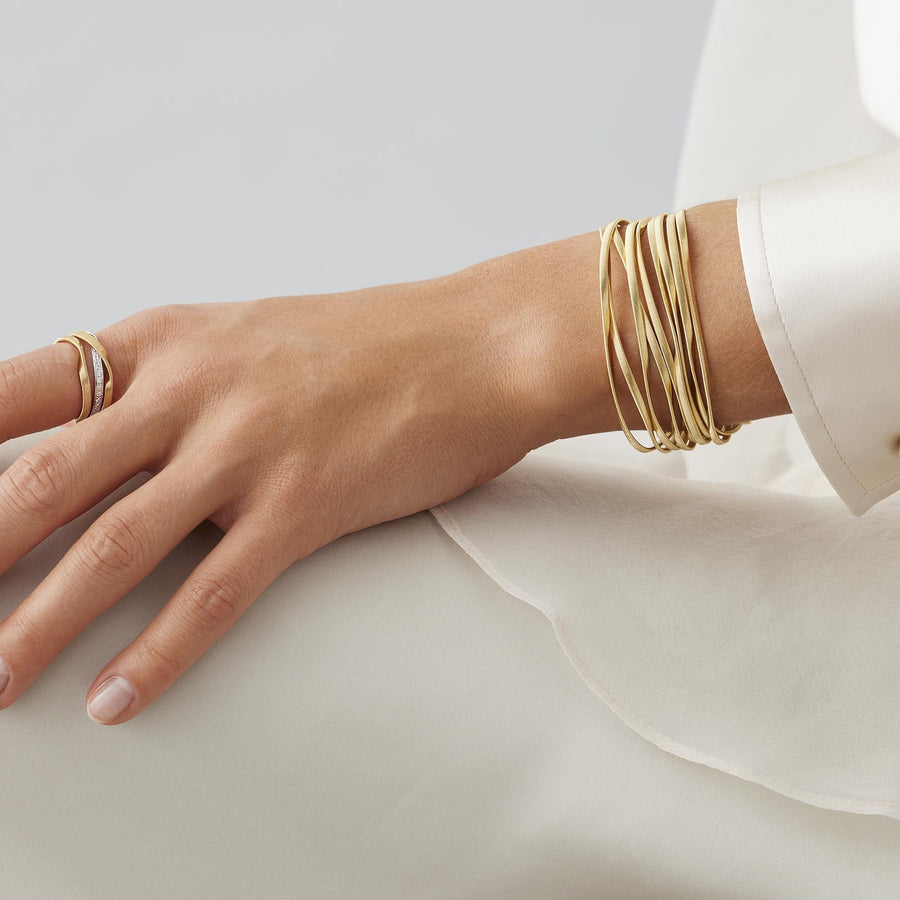 Marrakech Nine-Strand Bracelet in 18ct Yellow Gold