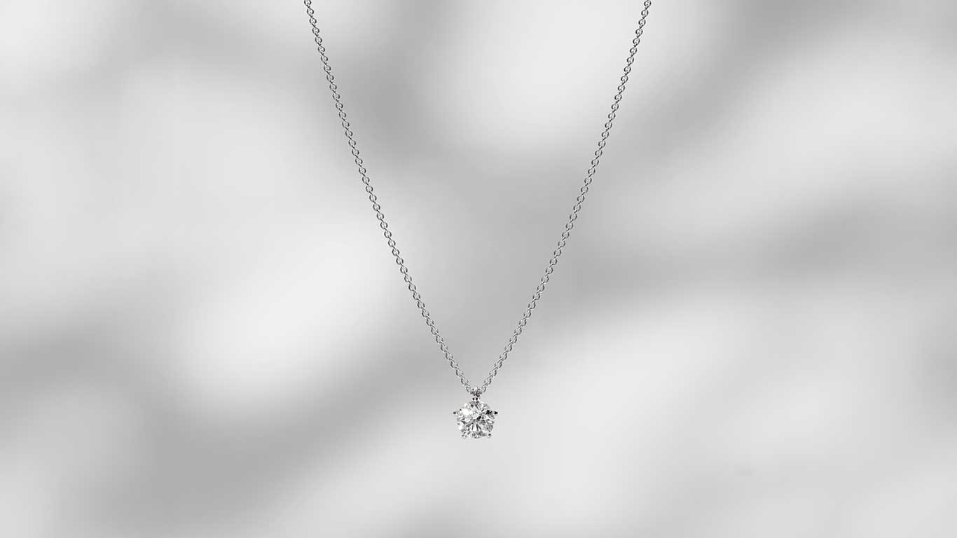 Solitaire pendant
