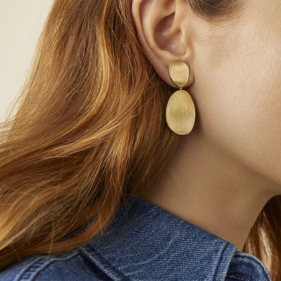 Lunaria Chandelier Earrings in 18ct Yellow Gold