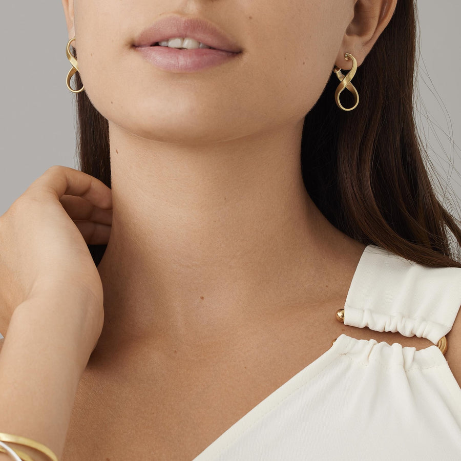 Marrakech Hoop Earrings in 18ct Yellow Gold