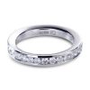 Eternity band in white gold with white diamonds