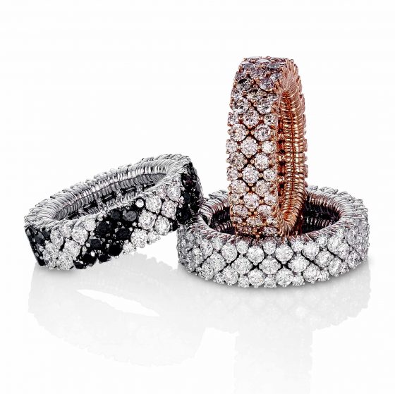 Elastiske diamantringer