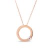 Love in Verona necklace in 18kt. rose gold with diamonds