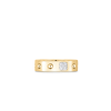 Poi Moi ring small in 18kt. yellow gold with 8 brilliants