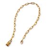 Confetti chain in 18kt. yellow gold with citrin pendant