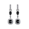 Creol Collection in 18 KT white gold with black and white diamonds