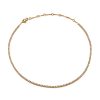 Diamantcollier gult gull