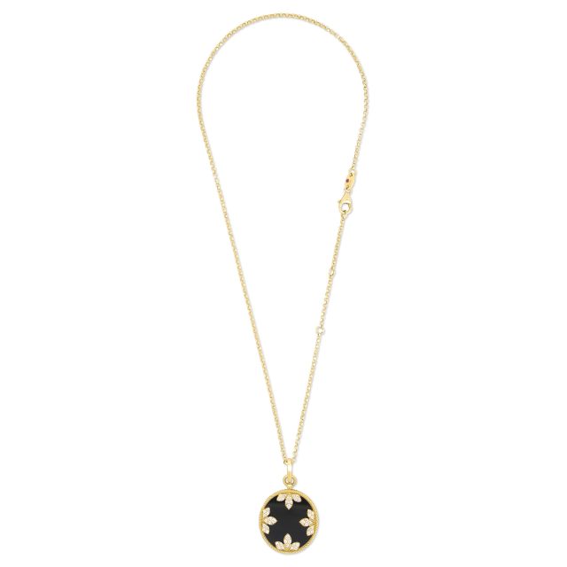 Venetian Princess medaljong med sort jade