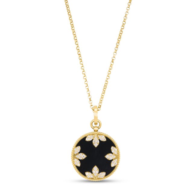 Venetian Princess medaljong med sort jade