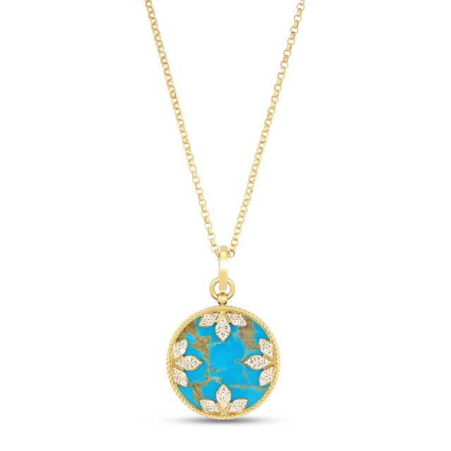 Venetian Princess medaljong med turkis