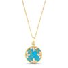 Venetian Princess medaljong med turkis